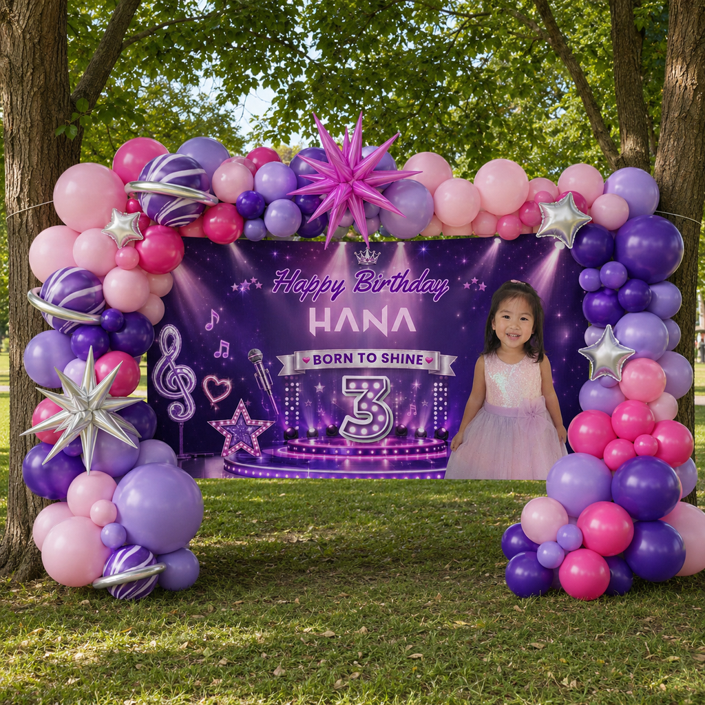 🎈 Born to Shine - Balloon Garland Kit